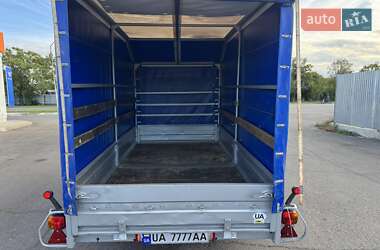 Тентованный борт (штора) - прицеп Niewiadow 1200 1995 в 