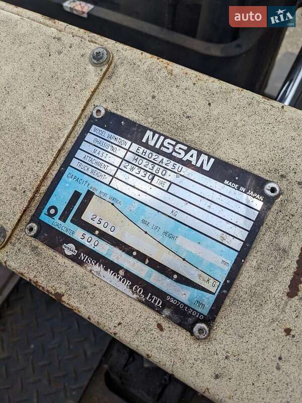 Вилочний навантажувач Nissan EH 1995 в Камені-Каширському