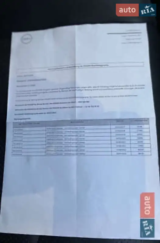 Хэтчбек Nissan Leaf 2016 в Виннице документ