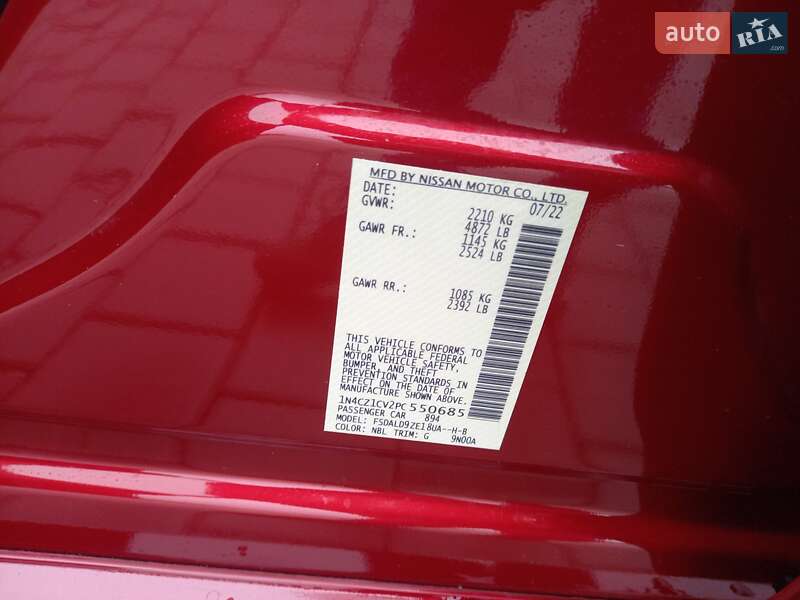 Хэтчбек Nissan Leaf 2022 в Черкассах фото 29 Хэтчбек Nissan Leaf 2022 в Черкассах