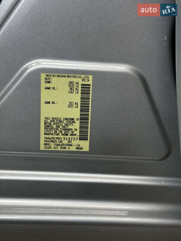 Хэтчбек Nissan Leaf 2014 в Житомире