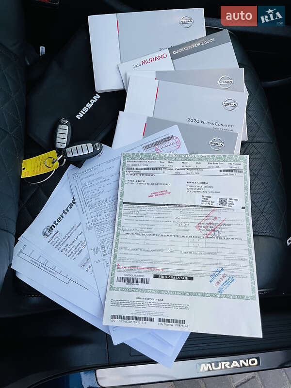 Позашляховик / Кросовер Nissan Murano 2020 в Лубнах