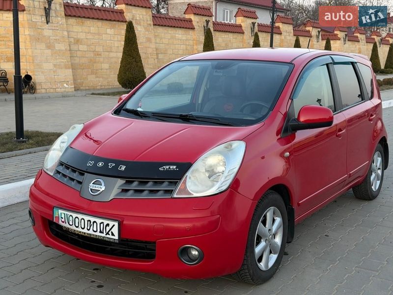 2007 Nissan Note, VIN SJNFCAE11U1206669:plate — фото 1 (autoria)