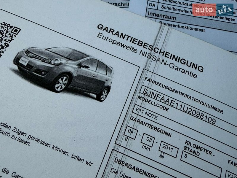 Хэтчбек Nissan Note 2011 в Виннице