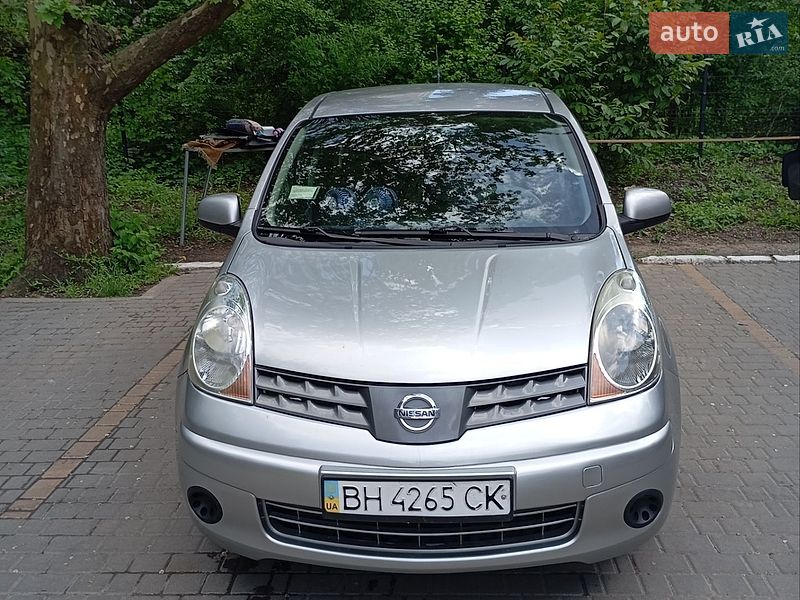 2008 Nissan Note, VIN SJNFAAE11U1312172:plate — фото 1 (autoria)