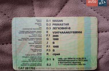 Минивэн Nissan Primastar 2006 в Львове