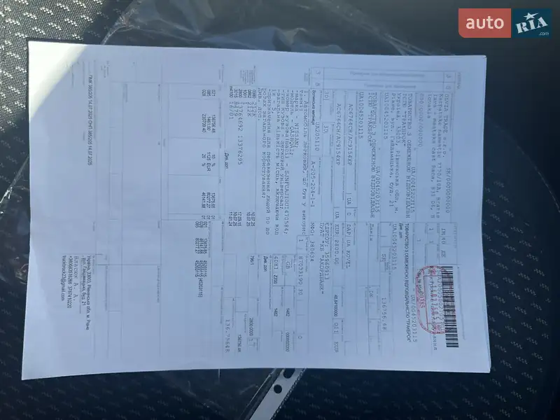 Внедорожник / Кроссовер Nissan Qashqai 2009 в Нежине документ 4 фото Внедорожник / Кроссовер Nissan Qashqai 2009 в Нежине документ