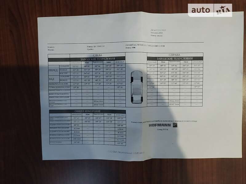 Внедорожник / Кроссовер Nissan Rogue 2017 в Светловодске