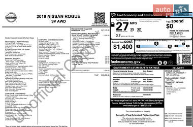 Позашляховик / Кросовер Nissan Rogue 2018 в 