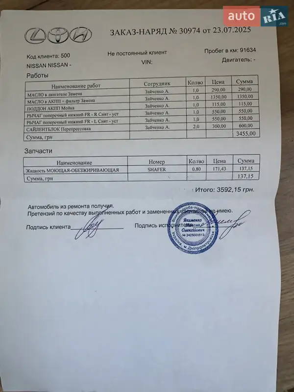 Внедорожник / Кроссовер Nissan Rogue 2018 в Днепре документ 8 фото Внедорожник / Кроссовер Nissan Rogue 2018 в Днепре документ