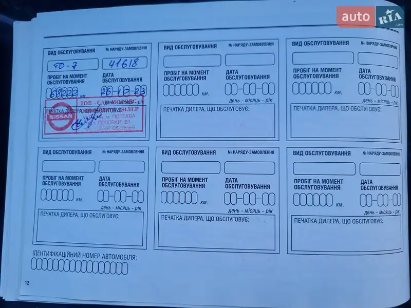 Внедорожник / Кроссовер Nissan X-Trail 2018 в Полтаве документ