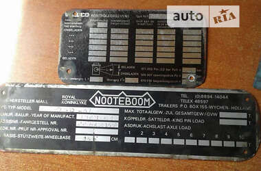 Низкорамная платформа Nooteboom OSD 1993 в Кривом Роге