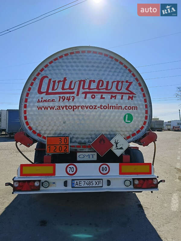 Цистерна напівпричіп OMT 3SCO1 2012 в Дніпрі фото 5 Цистерна напівпричіп OMT 3SCO1 2012 в Дніпрі