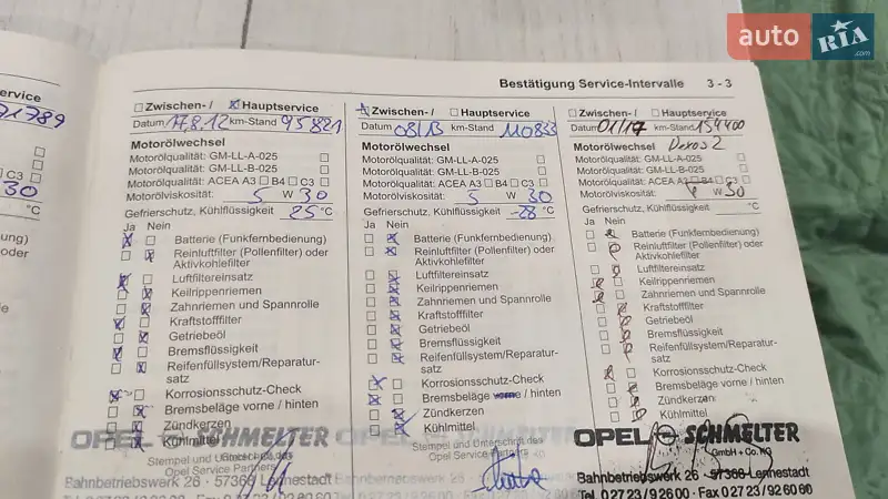 Универсал Opel Astra 2008 в Полтаве документ