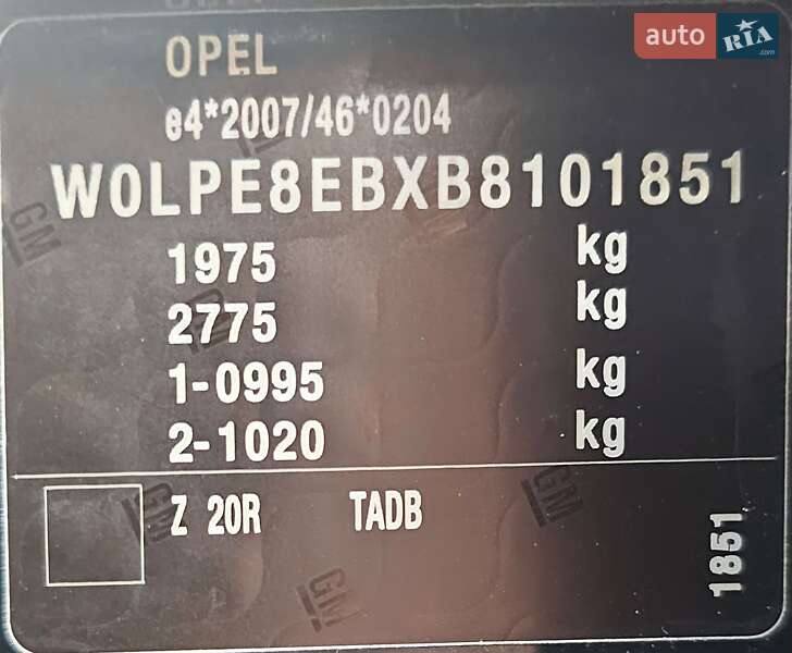 Универсал Opel Astra 2011 в Калуше
