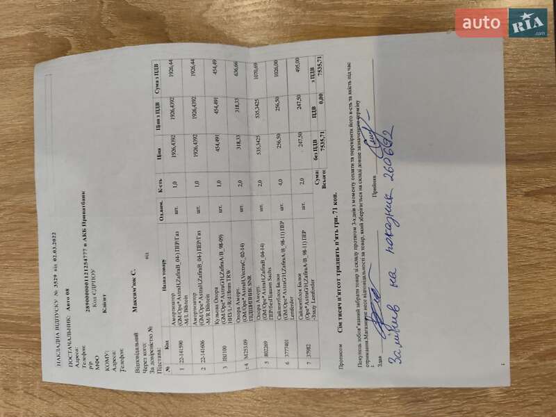 Универсал Opel Astra 2005 в Надворной