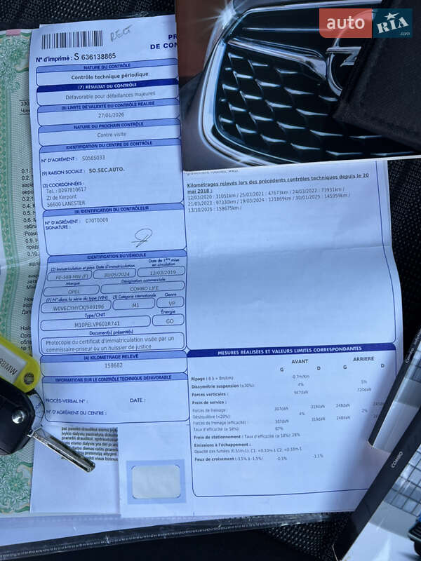 Минивэн Opel Combo Life 2019 в Луцке фото 81 Минивэн Opel Combo Life 2019 в Луцке