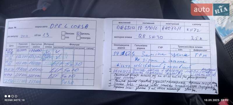 Хэтчбек Opel Corsa 2011 в Звягеле