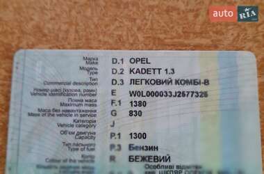 Хетчбек Opel Kadett 1988 в 