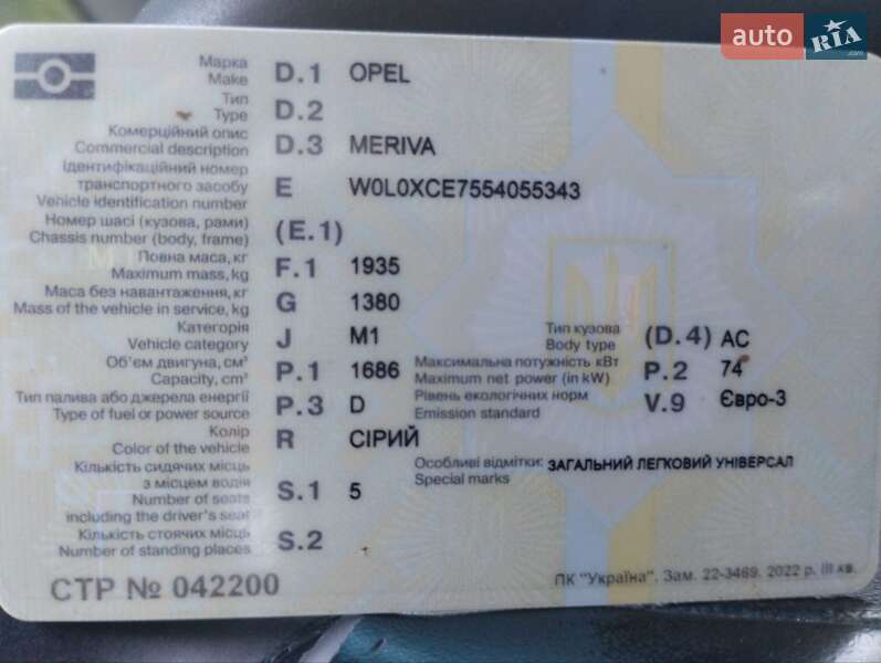 Opel Meriva 2004