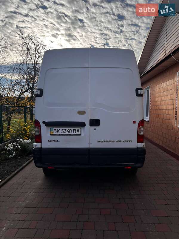 Грузовой фургон Opel Movano 2005 в Березному