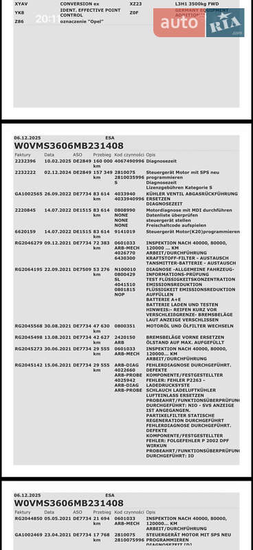Борт Opel Movano 2021 в Дубно