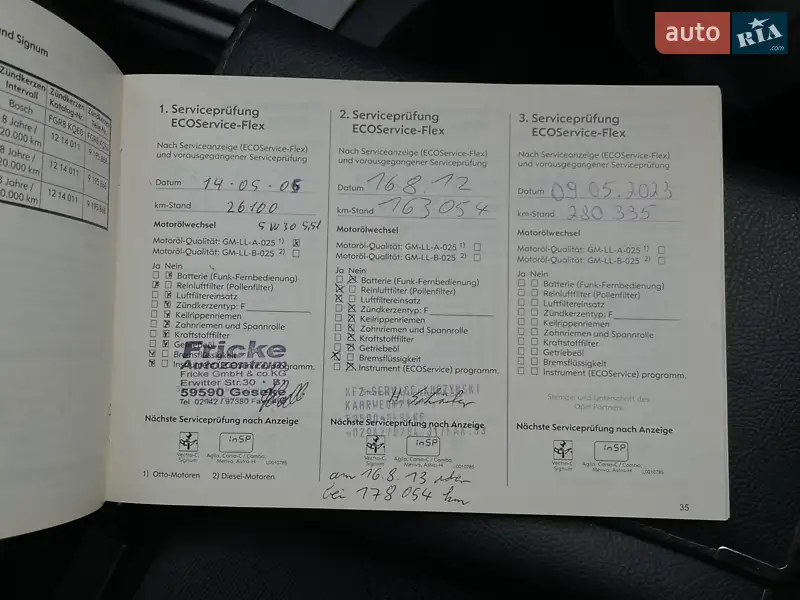 Хэтчбек Opel Signum 2003 в Ровно документ