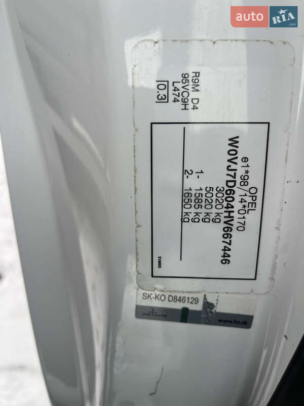 Минивэн Opel Vivaro 2018 в Ковеле