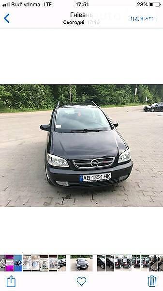 Минивэн Opel Zafira 2003 в Гнивани