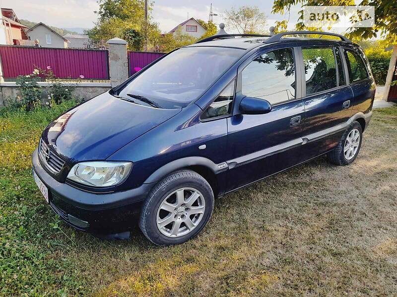 Характеристики Opel Zafira (F75) 5 дв. минивэн 1999 – 2003