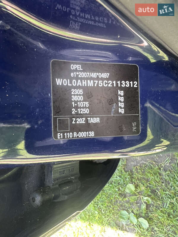 Минивэн Opel Zafira 2012 в Луцке
