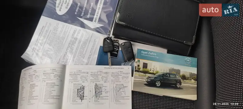Минивэн Opel Zafira 2011 в Фастове документ
