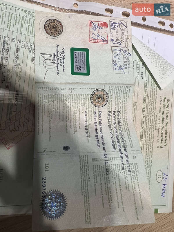 Мінівен Opel Zafira 2013 в Вінниці