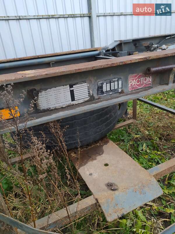 Шасси полуприцеп Pacton 3139 1990 в Луцке