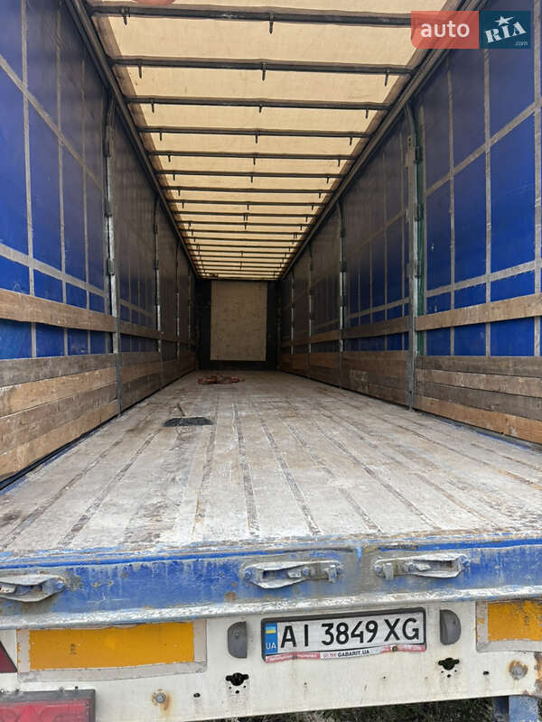 Тентованный борт (штора) - полуприцеп Pacton BPW 2008 в Березане