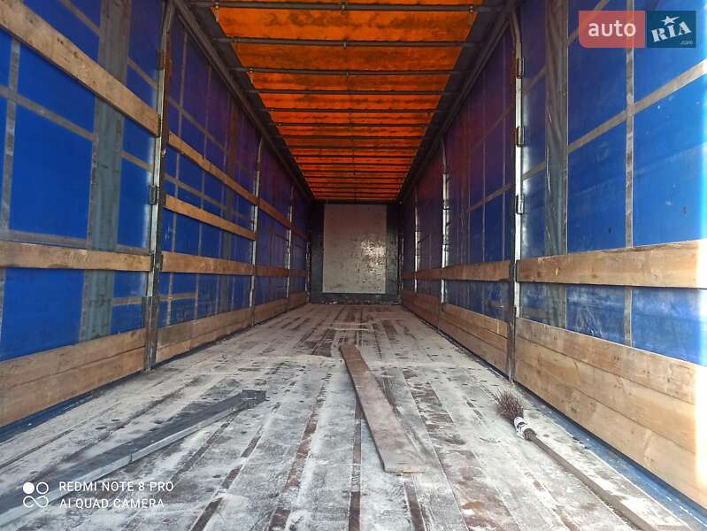 Тентований борт (штора) - напівпричіп Pacton T3-011 2005 в Пулинах