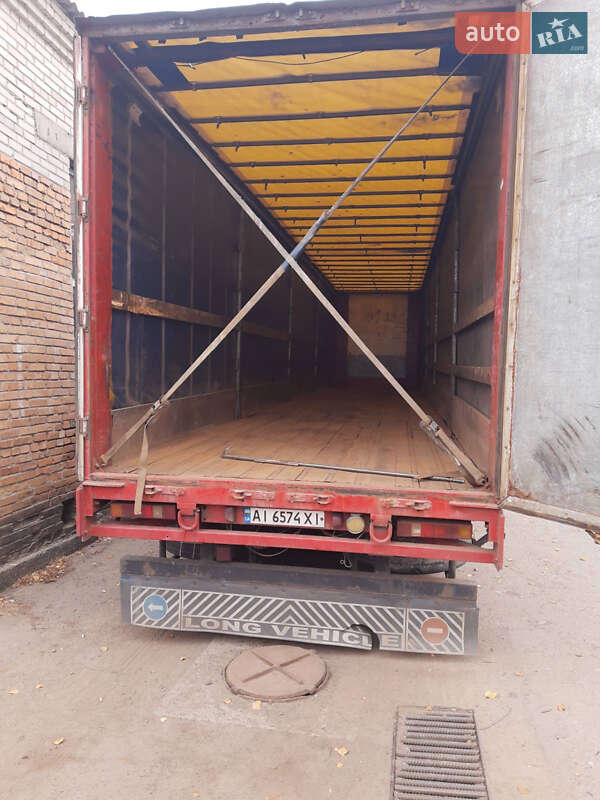 Тентованный борт (штора) - полуприцеп Pacton T3001 2003 в Броварах