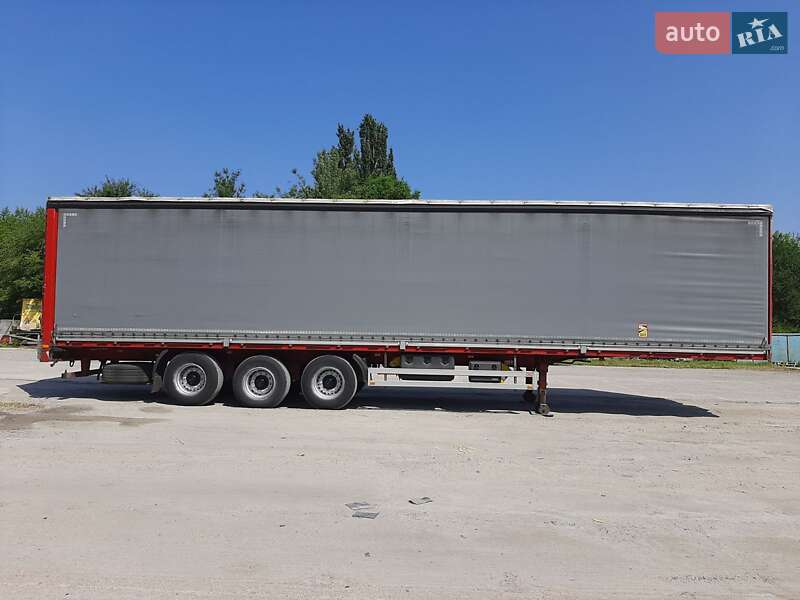 Тентованный борт (штора) - полуприцеп Pacton T3001 2008 в 