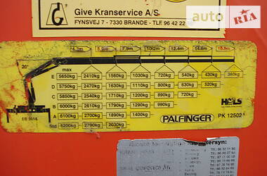 Кран-маніпулятор Palfinger PK 12000 2005 в Луцьку