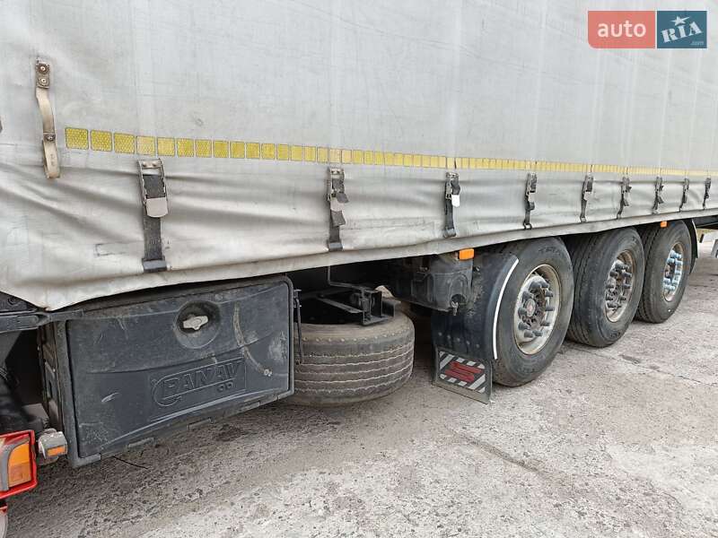 Тентованный борт (штора) - полуприцеп Panav NV 35 2006 в Одессе