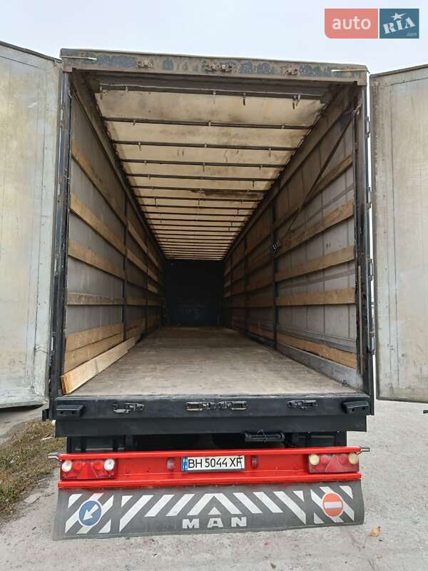 Тентованный борт (штора) - полуприцеп Panav NV 35 2006 в Одессе