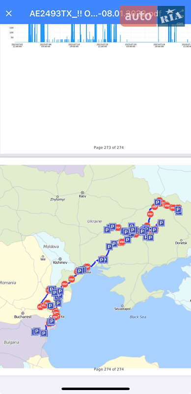 Самоскид напівпричіп Panav NV 35 2005 в Дніпрі