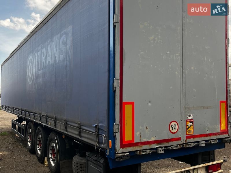 Тентованный борт (штора) - полуприцеп Panav NV 35 2005 в Хусте