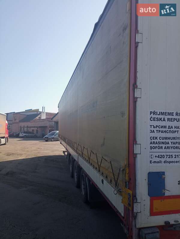 Тентованный борт (штора) - полуприцеп Panav NV35PK 2008 в Ратным