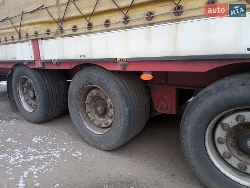 Тентованный борт (штора) - полуприцеп Panav NV35PK 2008 в Ратным