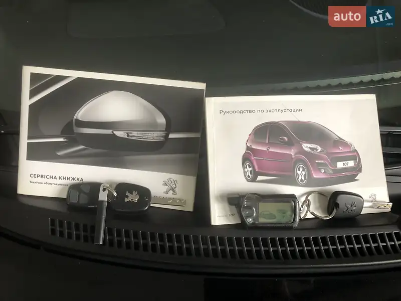 Хэтчбек Peugeot 107 2012 в Киеве документ