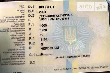 Внедорожник / Кроссовер Peugeot 2008 2014 в Одессе