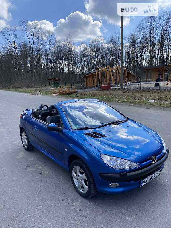 Кабріолет Peugeot 206 2002 в Хмельницькому