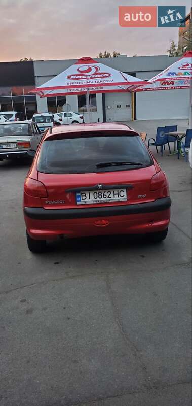 Хэтчбек Peugeot 206 1998 в 
