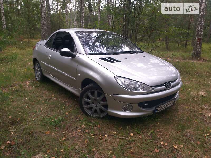 Кабриолет Peugeot 206 2004 в Чернигове